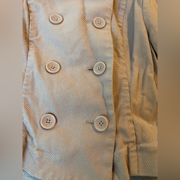 Express Design Studio Women's Double-Breasted Crop High Low Jacket - Light Pink - Picture 8 of 13